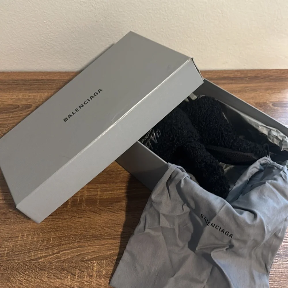 New Balenciaga fur, heals shoes. Never been worn. - Picture 3 of 3